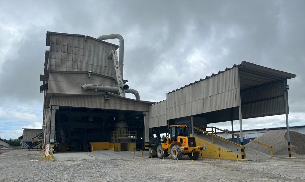 Fábrica de beneficiamento de calcário